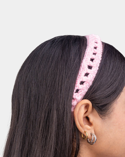 Blush Mesh Headband