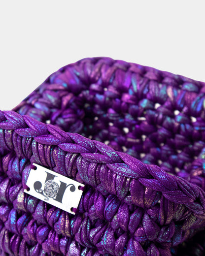 Plum Clutch Bag
